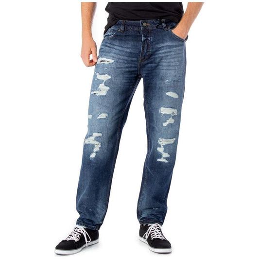 Only & Sons Blue Cotton Jeans & Pant