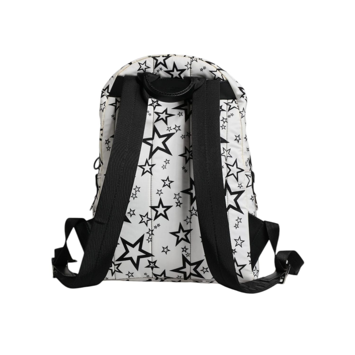Front view with bag zipped and handles upright.