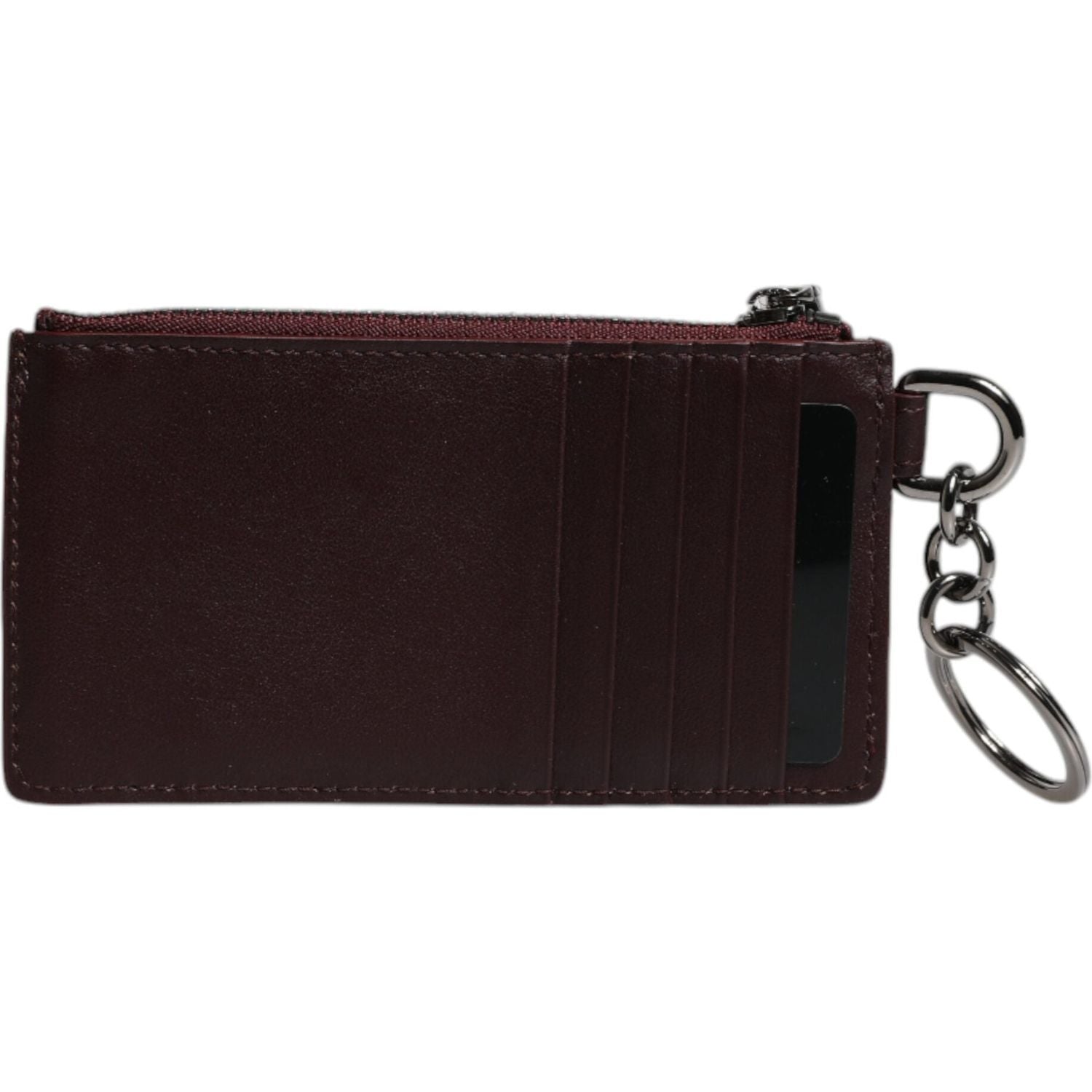 Front view with bag zipped and handles upright.