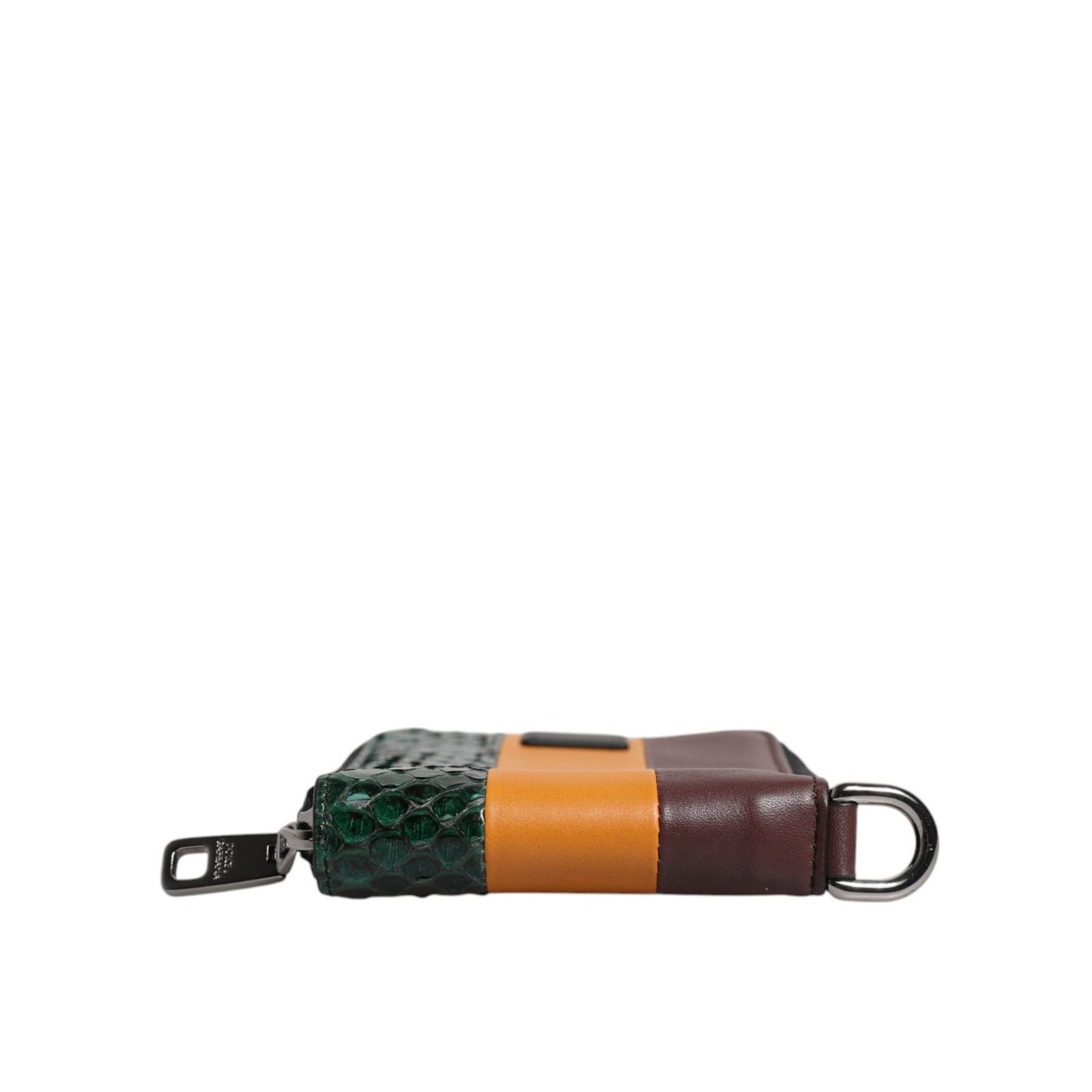 Dolce & Gabbana Multicolor Exotic Leather DG Bifold Card Holder Wallet