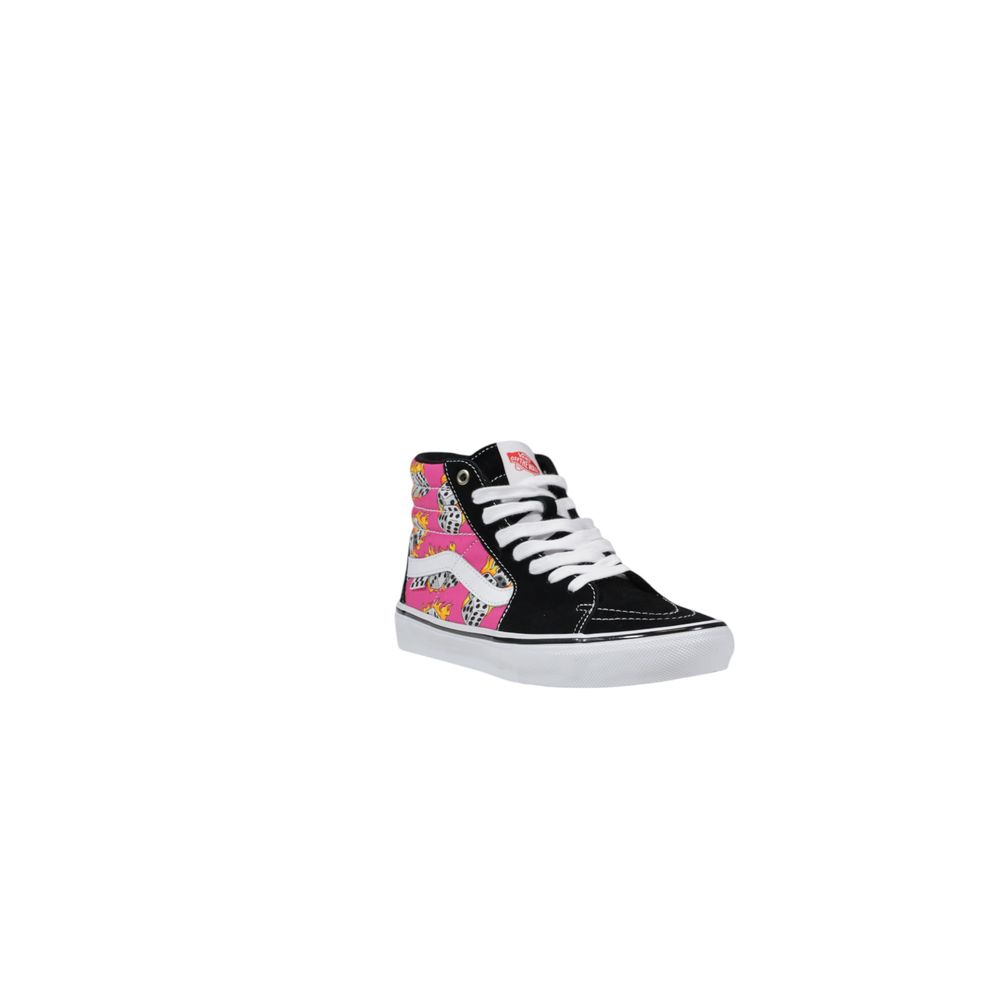 Vans Pink Suede Leather High Top Sneakers