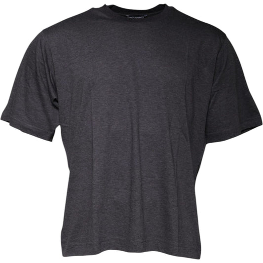 Dolce & Gabbana Dark Gray Crew Neck Short Sleeves T-shirt TSH86816-50