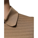 Dolce & Gabbana Brown Collared Short Sleeves Polo T-shirt TSH86918-44