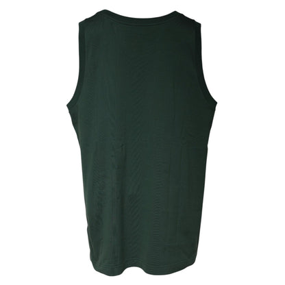 Dolce & Gabbana Green DG Sleeveless Round Neck Tank T-shirt