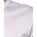 Dolce & Gabbana White Silk Crew Neck Men Pullover Sweater TSH87479-48