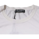 Dolce & Gabbana White Silk Crew Neck Men Pullover Sweater TSH87479-48