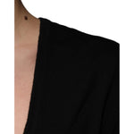 Dolce & Gabbana Black Wool Round Neck Pullover Sweater TSH87527-48