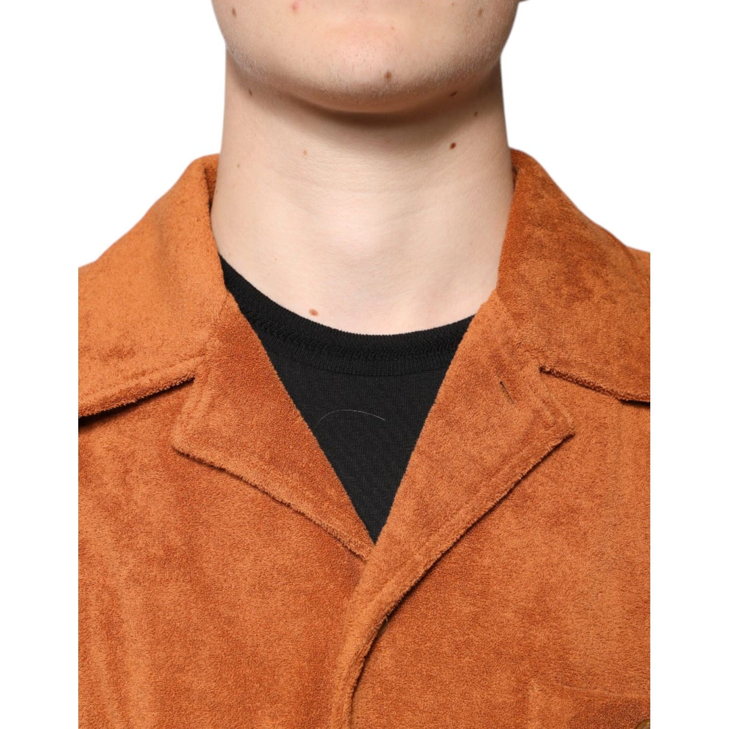 Dolce & Gabbana Hazel Cotton Velvet Button Down Collared Shirt