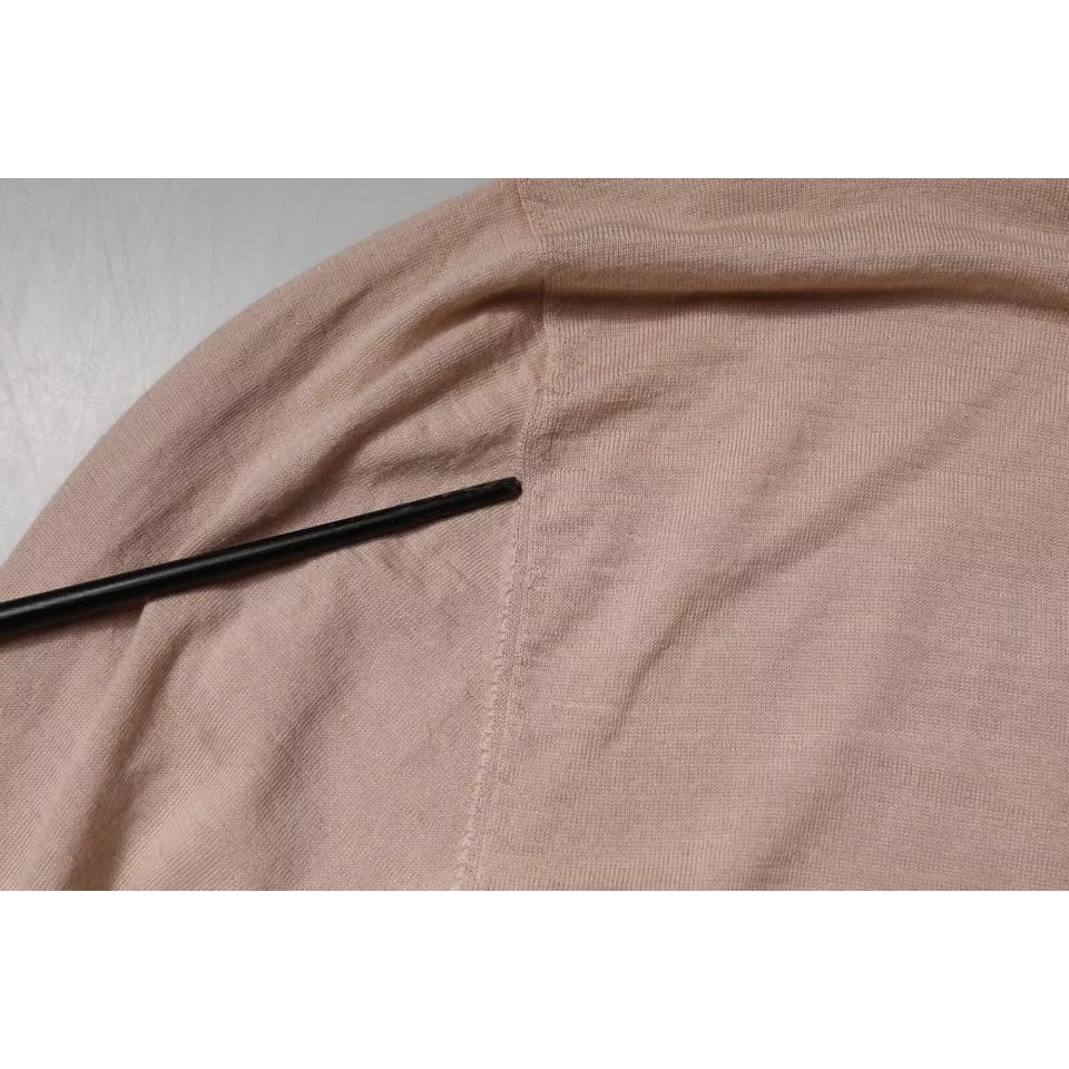 Dolce & Gabbana Beige Cashmere Turtleneck Pullover Sweater