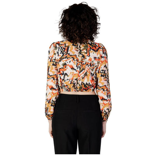 Only Orange Polyester Shirt