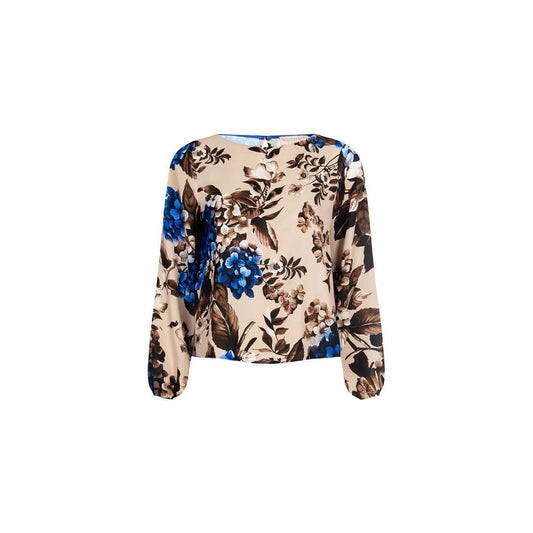 Rinascimento Blue Polyester Shirt