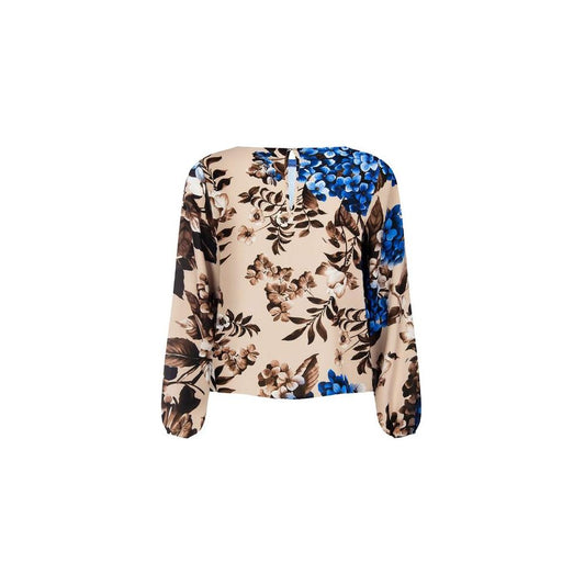 Rinascimento Blue Polyester Shirt