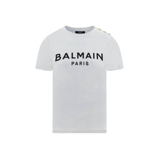 Balmain Logoed T-Shirt BA-BF1EF005BB02GAB-XS