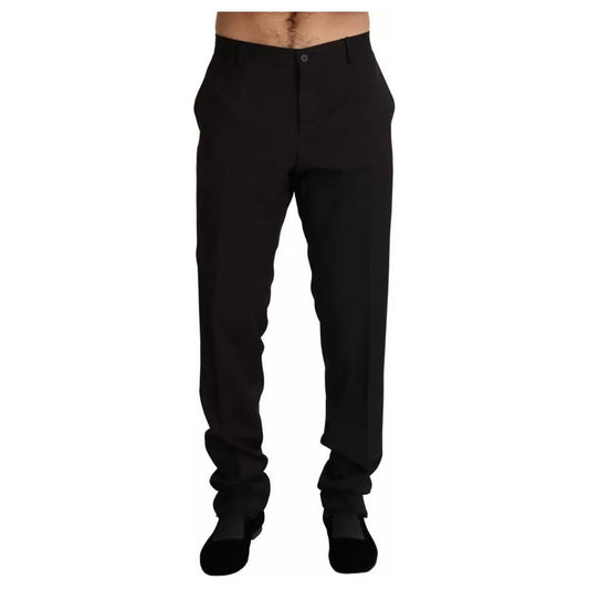 Dolce & Gabbana Black Dress Formal Skinny Pants PAN71939-54
