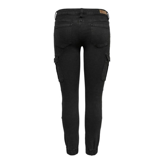 Only Black Cotton Jeans & Pant