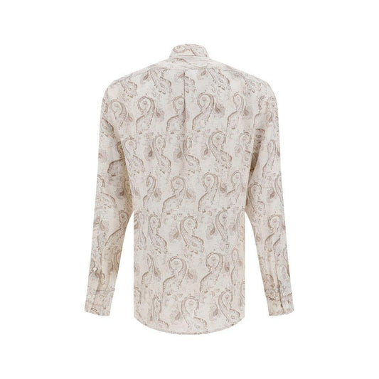 Brunello Cucinelli Paisley design Shirt BR-MM6881718C001-XXL