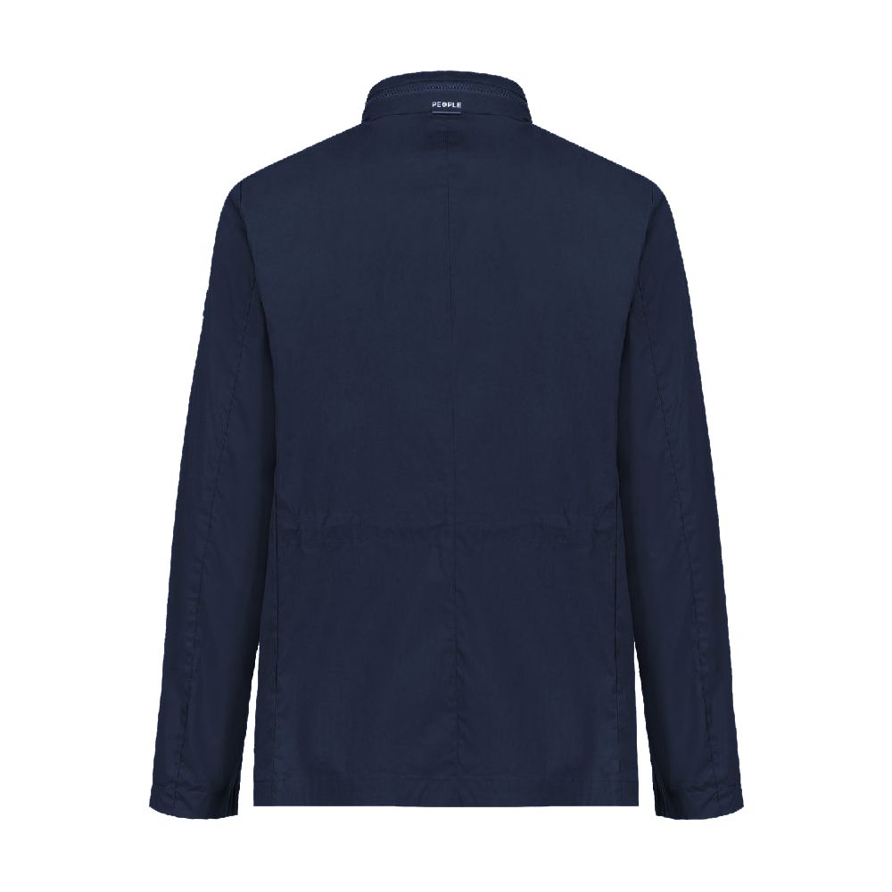 People Of Shibuya Blue Cotton Men's Jacket