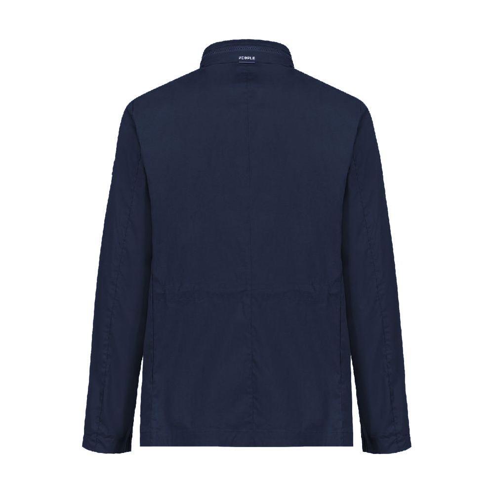 People Of Shibuya Blue Cotton Jacket PE-14513-IT46 | S