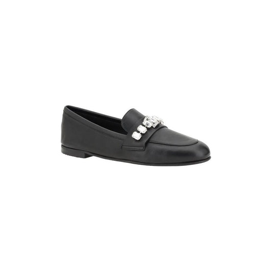Casadei Loafers with sparkling embellishments CA-1D287J0101C26869000NERO-EU36/US6