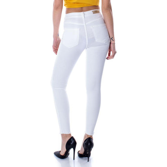 Only White Cotton Jeans & Pant