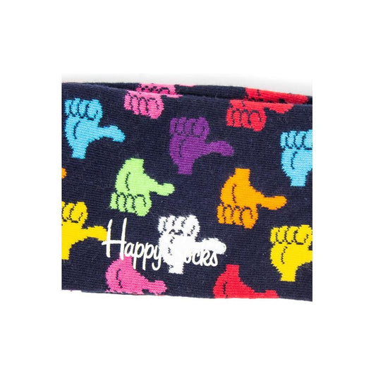 Happy Socks Black Cotton Sock