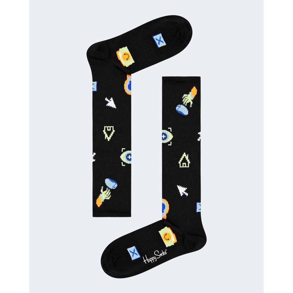 Happy Socks Black Cotton Socks