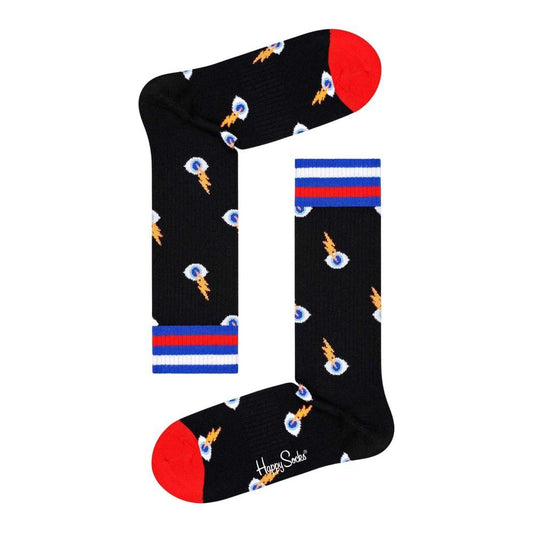 Happy Socks Black Cotton Tights & Sock