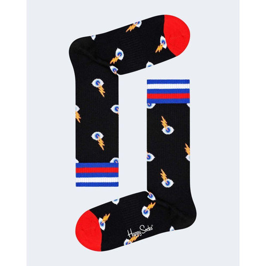 Happy Socks Black Cotton Tights & Sock