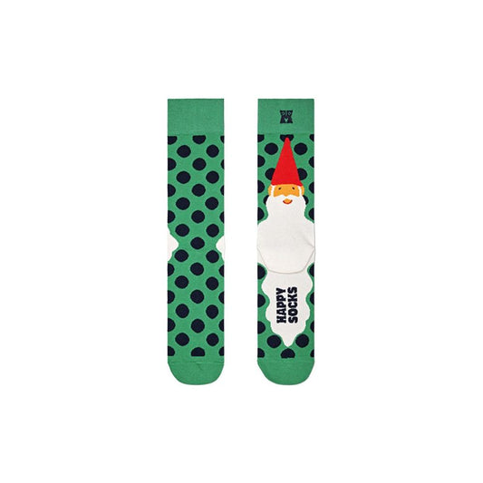Happy Socks Green Cotton Tights & Sock