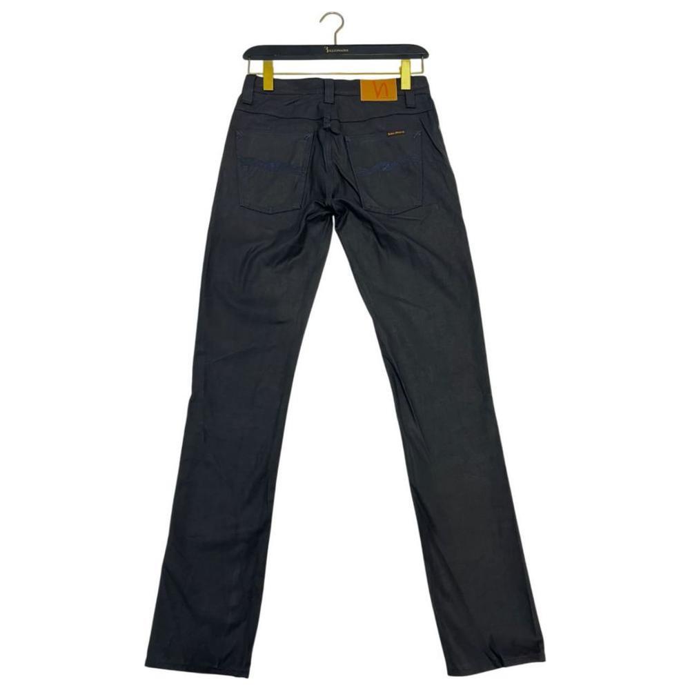 Nudie Jeans Black Cotton Men Jeans NU-24762-W30