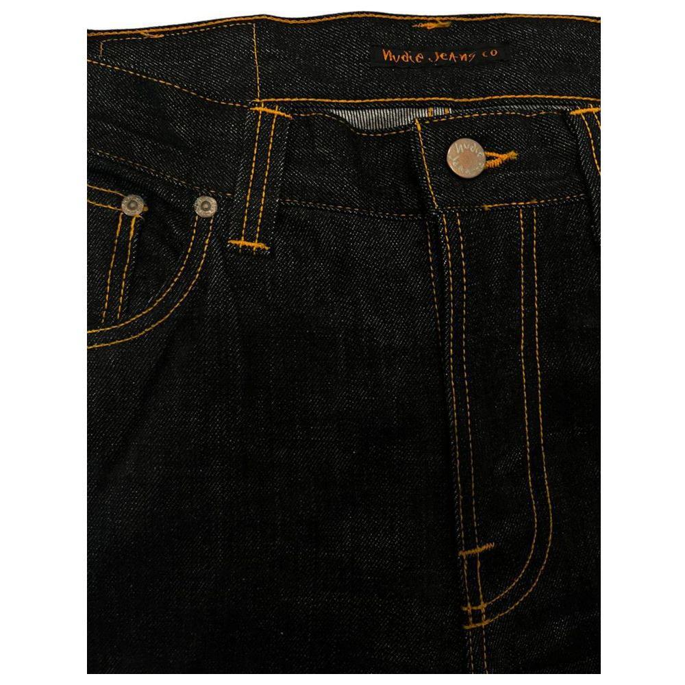 Nudie Jeans Black Cotton Men Jeans NU-24761-W27