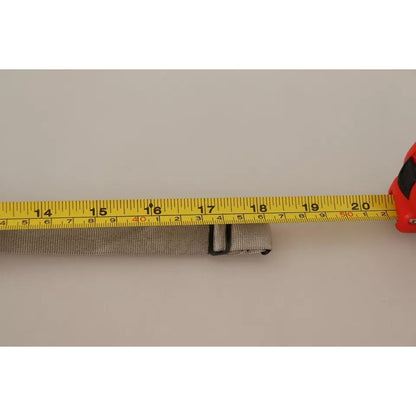 Dolce & Gabbana Silver Gray 100% Silk Adjustable Neck Bow Tie