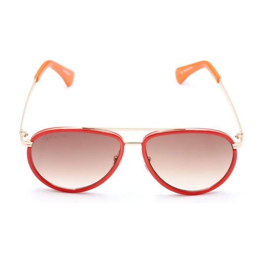 Lancaster Red Metal Sunglasses