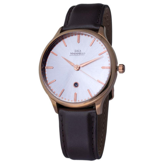 Luca Maranello Brown Leather Watch LMAY012525002AC