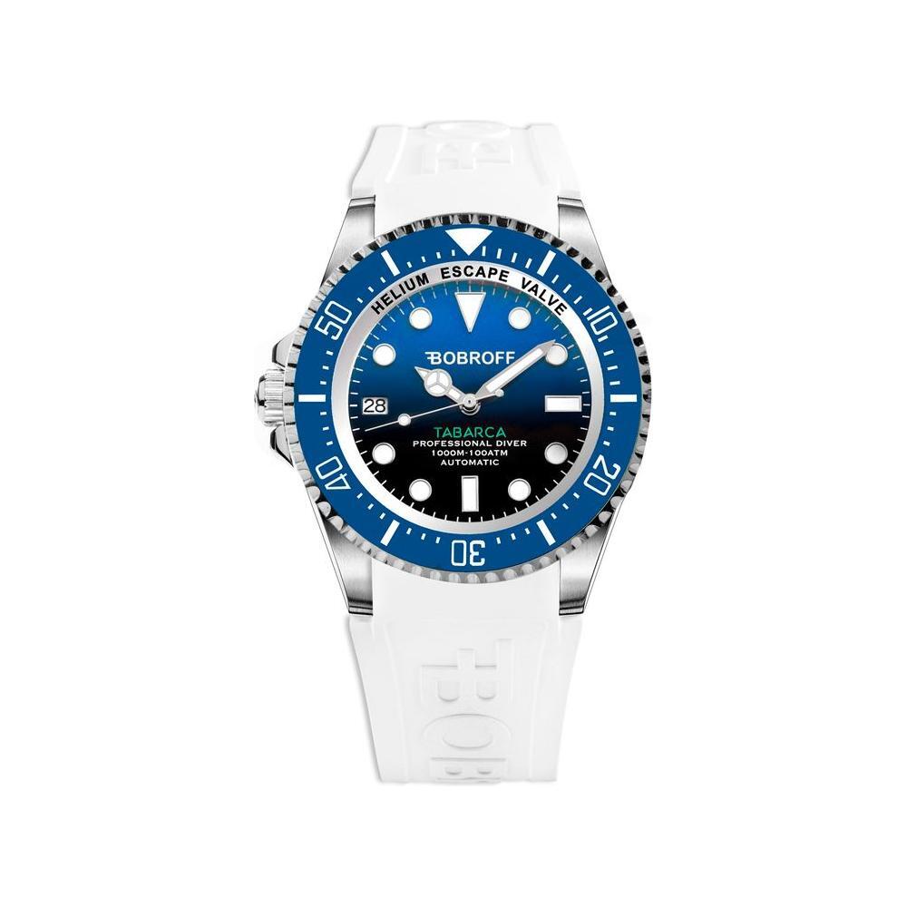 Bobroff White Rubber Sport Watch