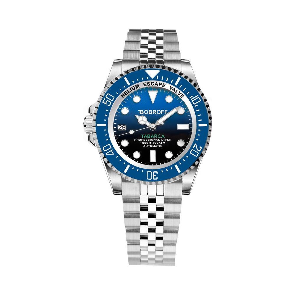 Bobroff Silver Stainless Steel Watch