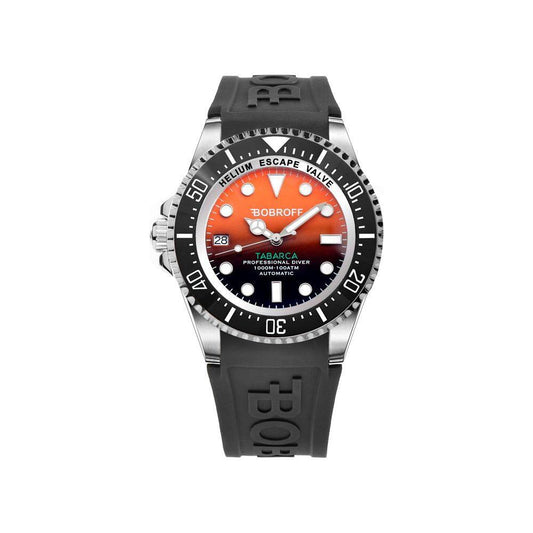 Bobroff Black Rubber Watch BOBF0004IBFSTNAC