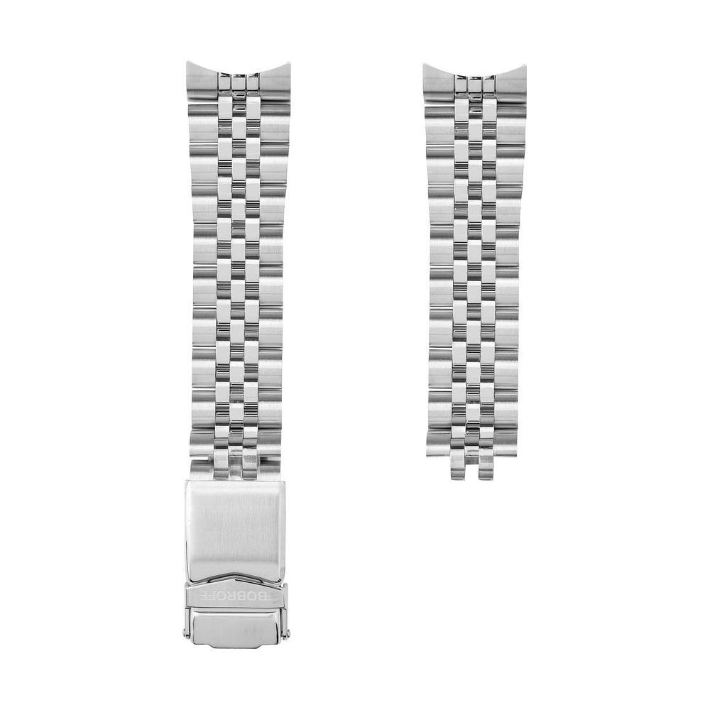 Bobroff Silver Stainless Steel Watch