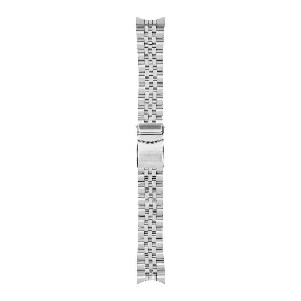 Bobroff Silver Stainless Steel Bracelet Watch