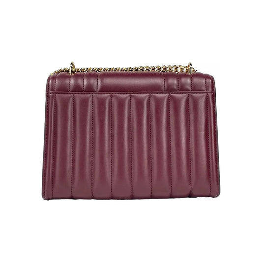 Michael Kors Whitney Medium Chain Shoulder Flap Crossbody Oxblood 87187