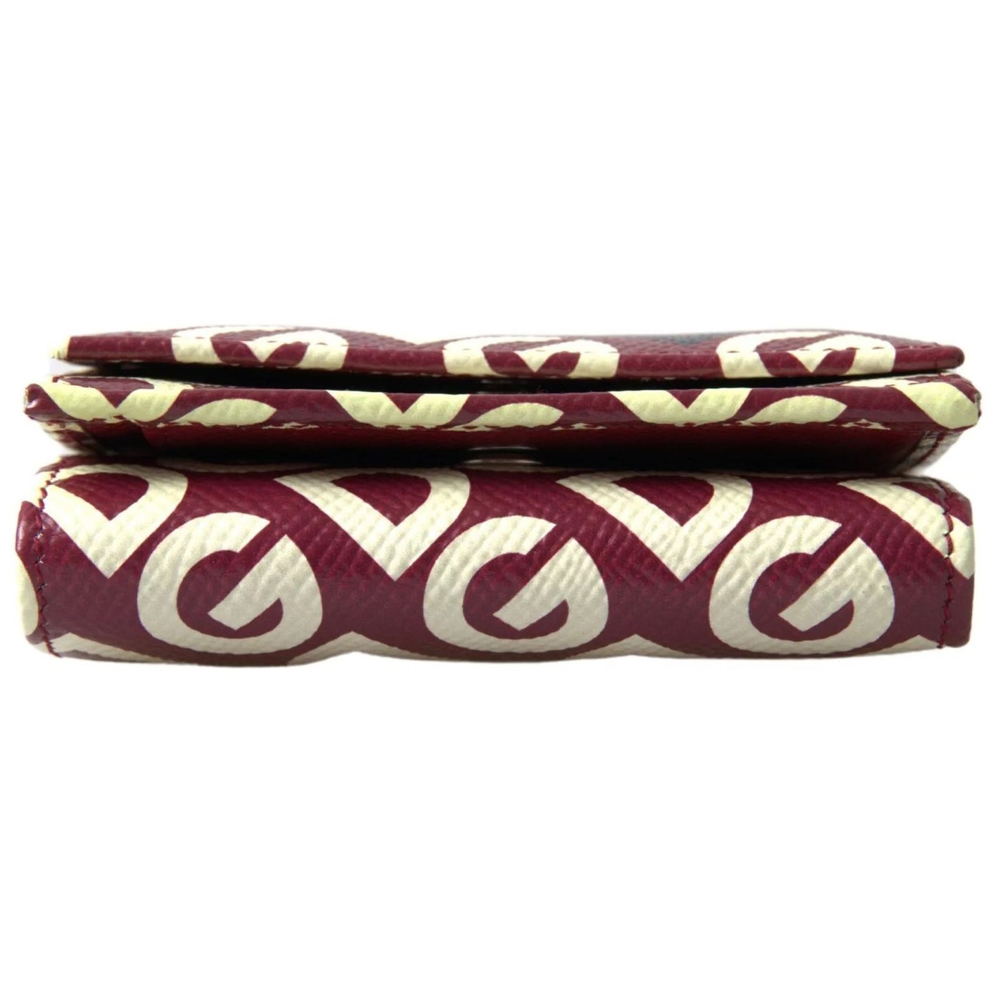 Dolce & Gabbana Multicolor DG Logo Mania French Flap Leather Wallet