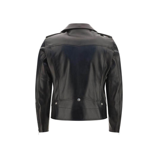 Saint Laurent Leather Jacket Saint Laurent Dark Slate Gray