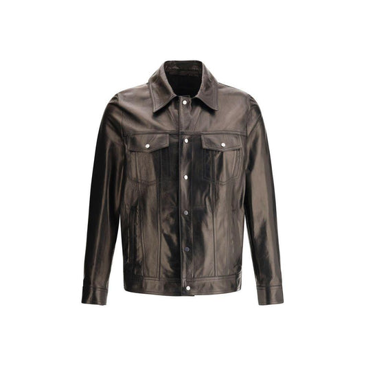 Salvatore Santoro Leather Jacket SA-48592UBLACK-IT48 | M