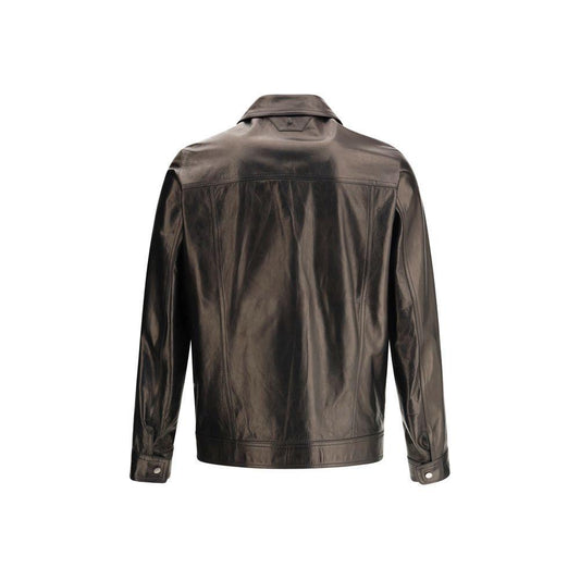 Salvatore Santoro Leather Jacket SA-48592UBLACK-IT48 | M