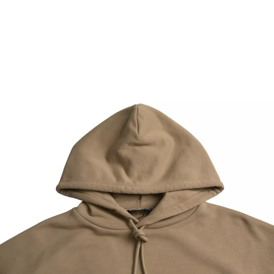 Balenciaga Brown Cotton Symbolic Molleton Bouclette Hooded Sweater TSH84962-L