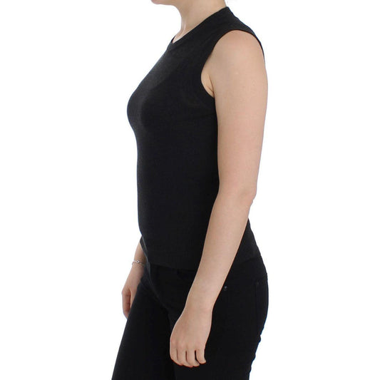 Dolce & Gabbana Black Sleeveless Crewneck Vest Pullover SIG13359-2