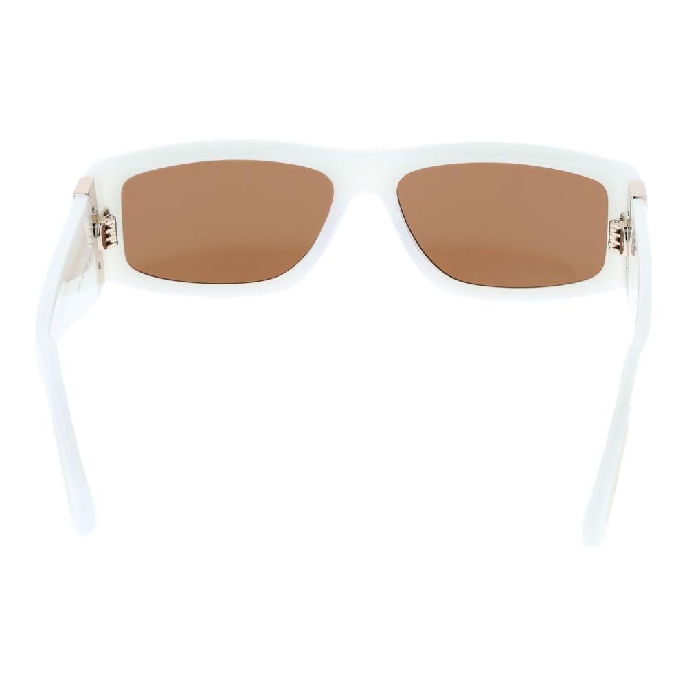 GCDS White Acetate Sunglasses
