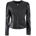 Yes Zee Black Polyethylene Jackets & Coat YE-14611-S