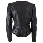 Yes Zee Black Polyethylene Jackets & Coat YE-14611-S