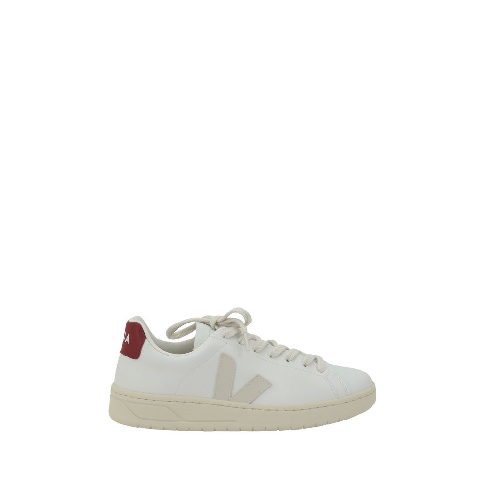 Veja White Calf Leather Bos Taurus Low Top Sneakers